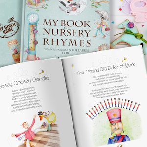1st Birthday Edition of My Nursery Rhyme & Personalised Poems for boys and girls image 8