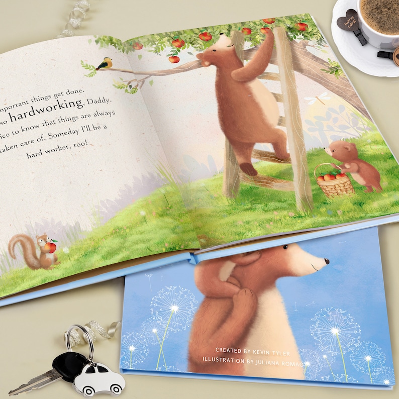 Personalised Daddy Book 'Because Of You' image 5