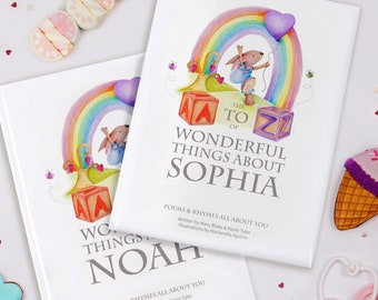 Libro ABC personalizado: Cosas maravillosas de la A a la Z sobre [nombre del niño]