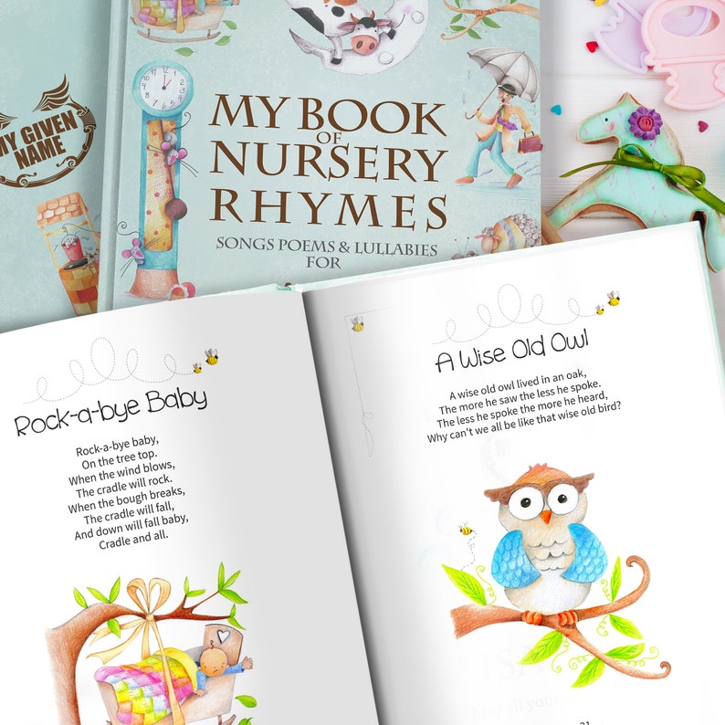 1st Birthday Edition of My Nursery Rhyme & Personalised Poems for boys and girls image 7