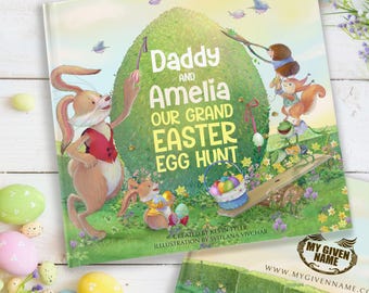 Mi mágica historia de la búsqueda de huevos de Pascua: un recuerdo infantil personalizado.