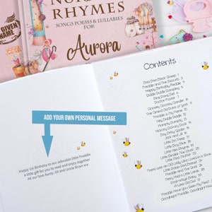 1st Birthday Edition of My Nursery Rhyme & Personalised Poems for boys and girls image 5