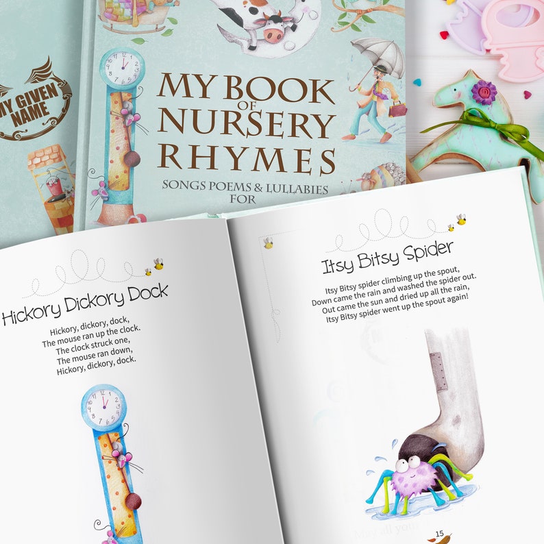 1st Birthday Edition of My Nursery Rhyme & Personalised Poems for boys and girls image 9