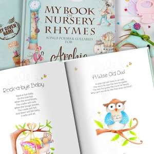 My Book of Nursery Rhymes & Personalised Poems Book for Newborns and Toddlers, Boys and Girls. image 9