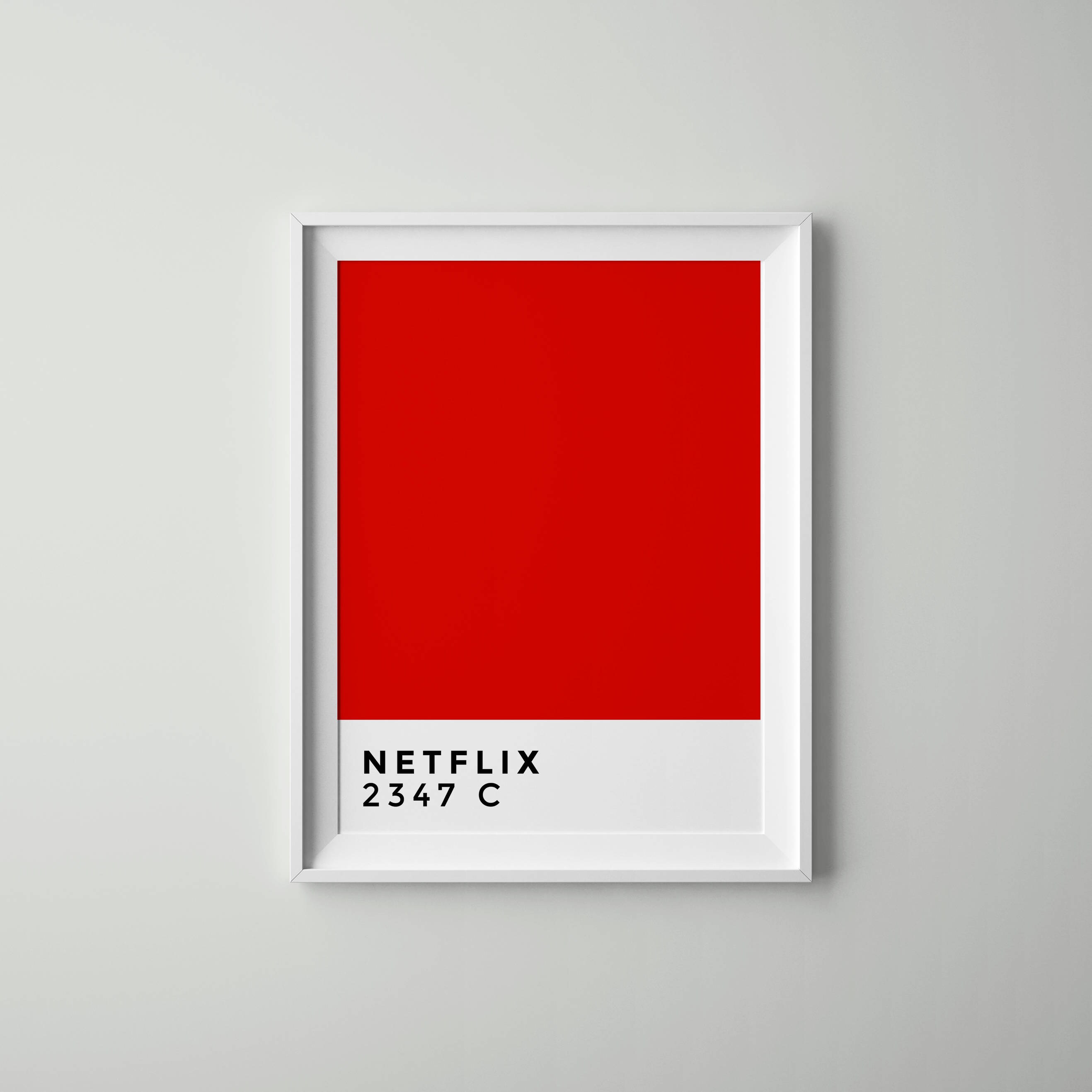 Netflix Art Printable Digital Art Pantone Poster Tumblr