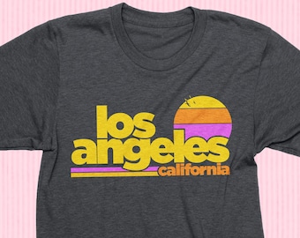 Vintage Los Angeles T-Shirt: Retro LA Sunset Graphic Tee