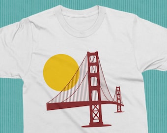 Golden Gate Bridge T-Shirt: Vintage San Francisco Graphic Tee