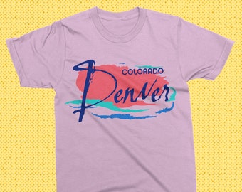 Vintage 80s Denver Colorado Graphic Tee