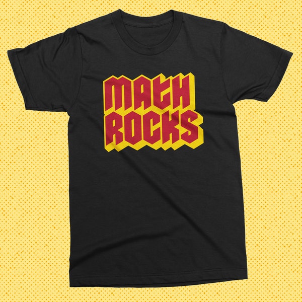 Math Rocks tshirt - Math Teacher shirt - Math graphic tee - Gift for teacher