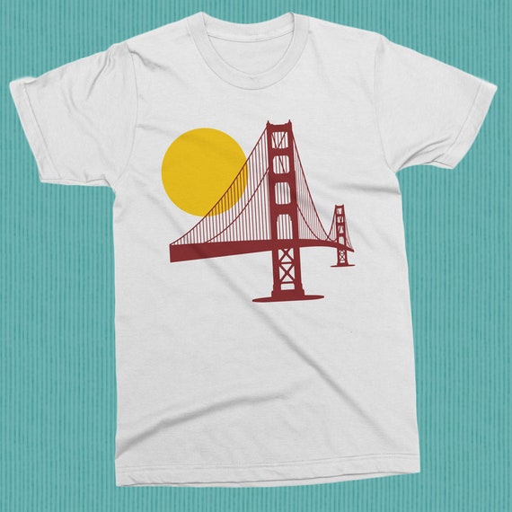 Golden Gate Bridge Tshirt For San Francisco Lovers Golden Gate Bridge Tshirt For San Francisco Lovers