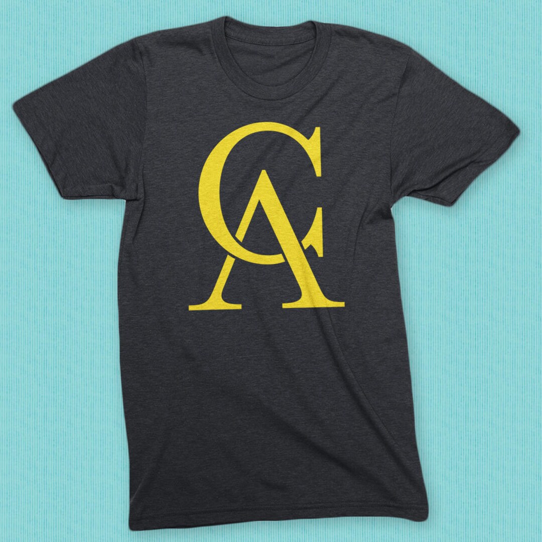 California Monogram T-shirt: Vintage Surf Style Heather Grey Tee - Etsy