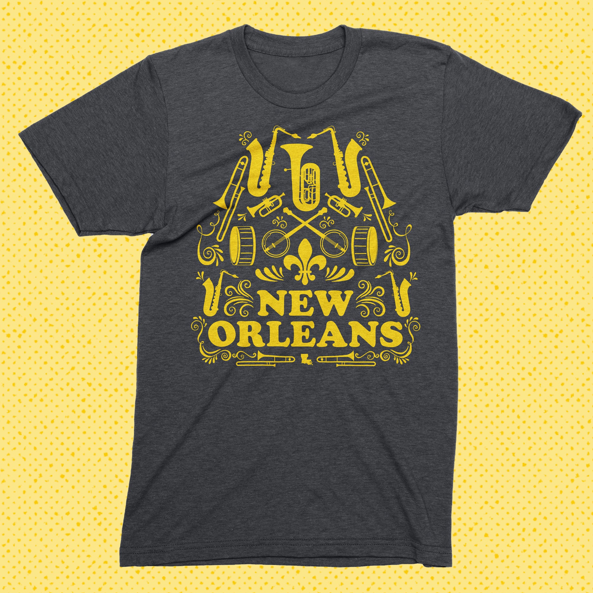 NOLA Tshirt, New Orleans Shirt, New Orleans Tee, Second Line Tshirt