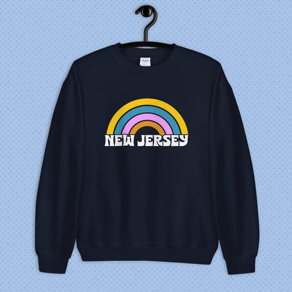 New Jersey Sweatshirt New Jersey Sweater Vintage NJ Sweatshirt