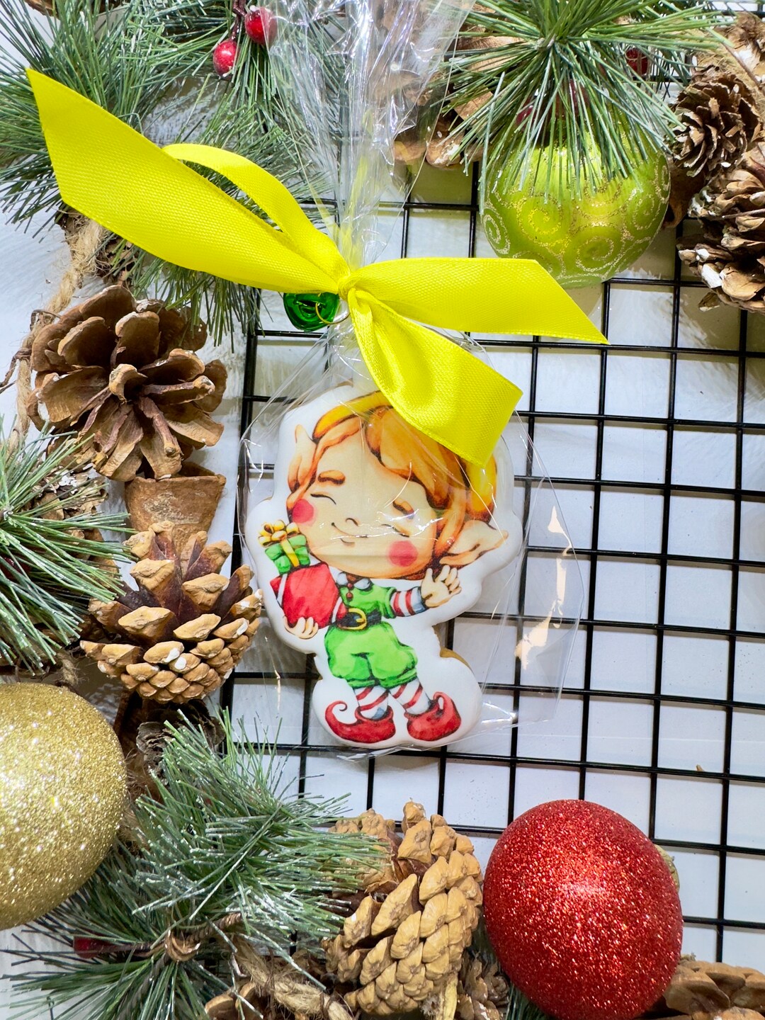 Christmas Cookie Cute Elf. Honey Cookie/gingerbread. - Etsy