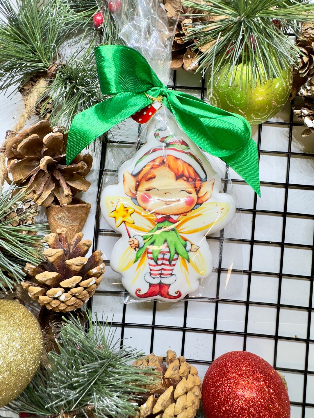 Christmas Cookie Cute Elf. Honey Cookie/gingerbread. - Etsy