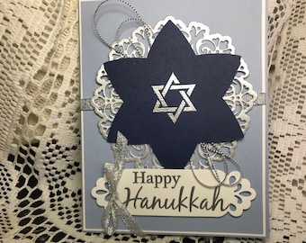 Happy Hanukkah Handmade Card