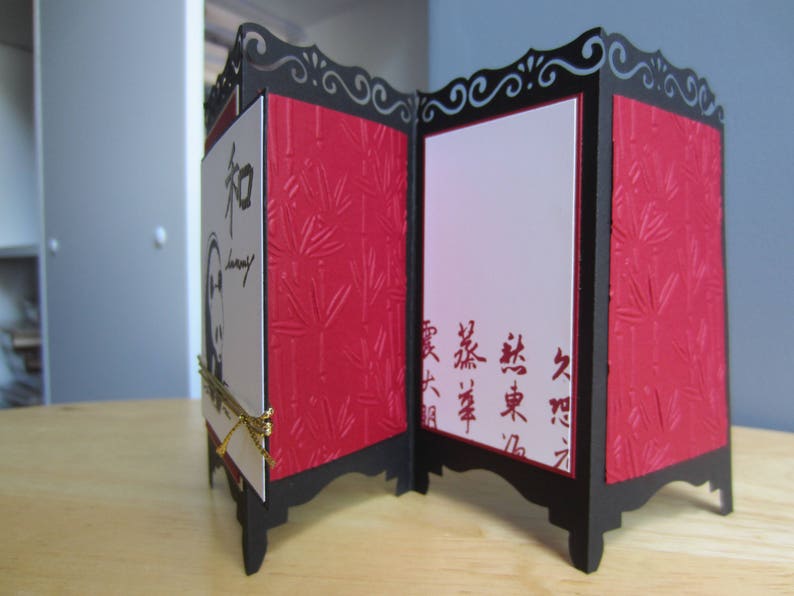 Panda Screen Card Boxed Set set of 5 cards note card set screen card set