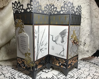 Asian Crane Screen Card
