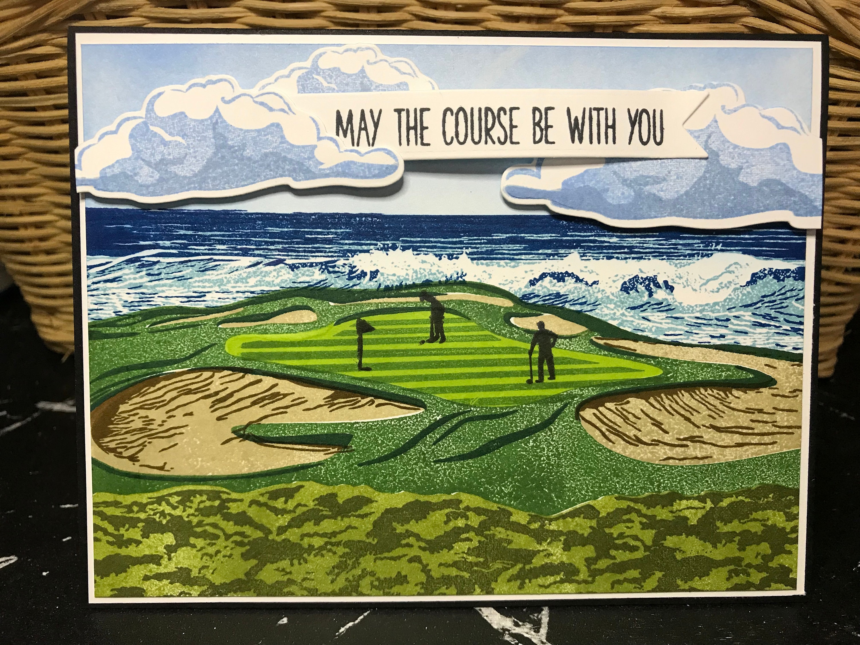 May the Course Be With You - Father's Day or Birthday Card