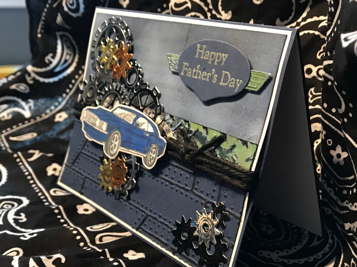 Birthday Card Car Birthday Card Father's Day Card Car | Etsy