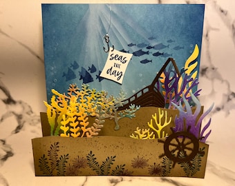 Under the Sea 3-D Pop-out Birthday Card