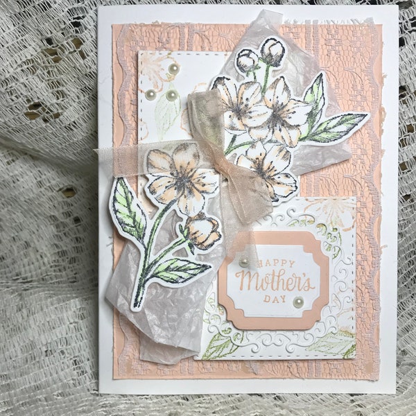 Shabby Chic Mother's Day or Birthday Card