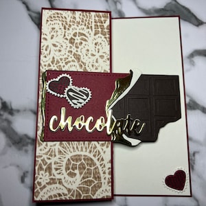 Chocolate Bar Z-Fold Valentine's Day Card