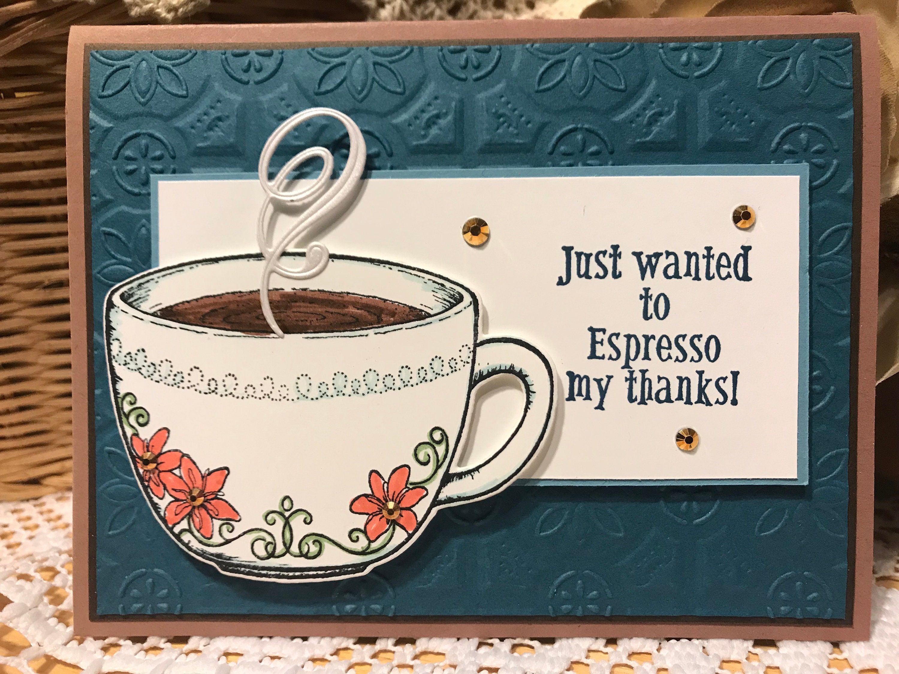 thanks for the coffee