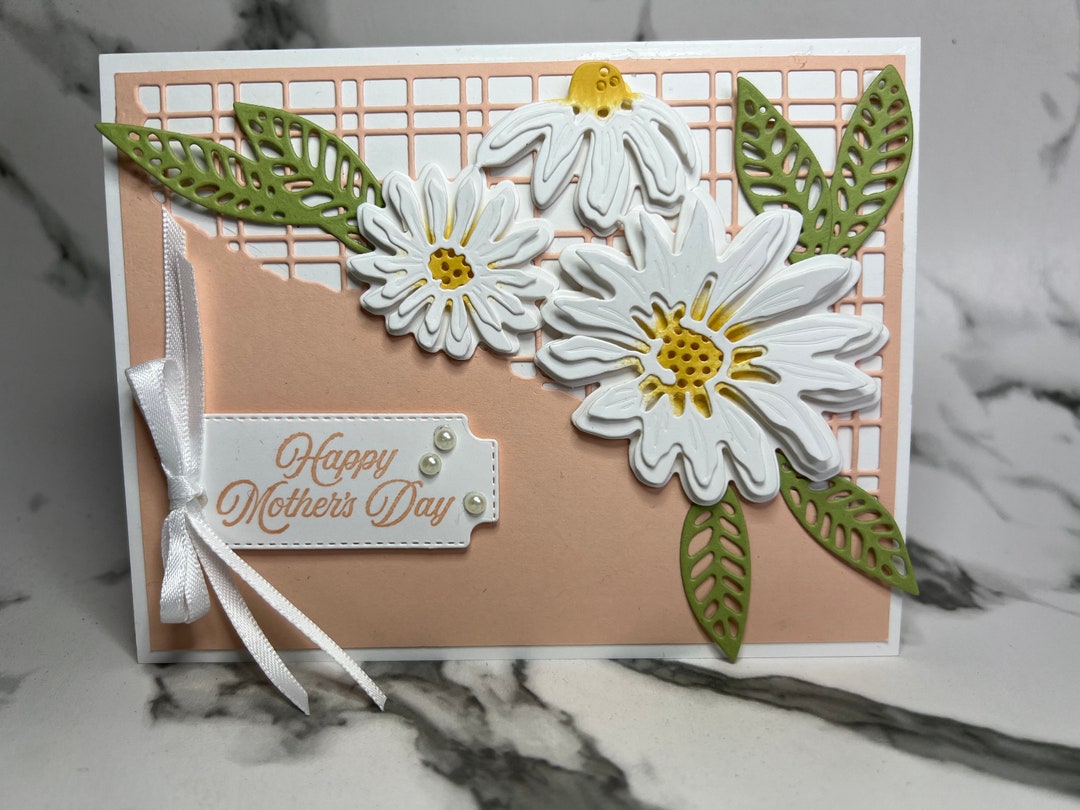 Daisy Birthday or Mother's Day Handmade Card - Etsy