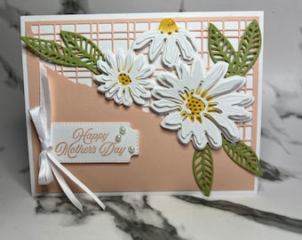 Daisy Birthday or Mother's Day Handmade Card