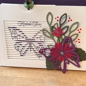 Carte interactive papillon fête des mères ou anniversaire