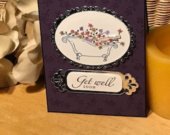 broken or sprained foot or ankle get well card