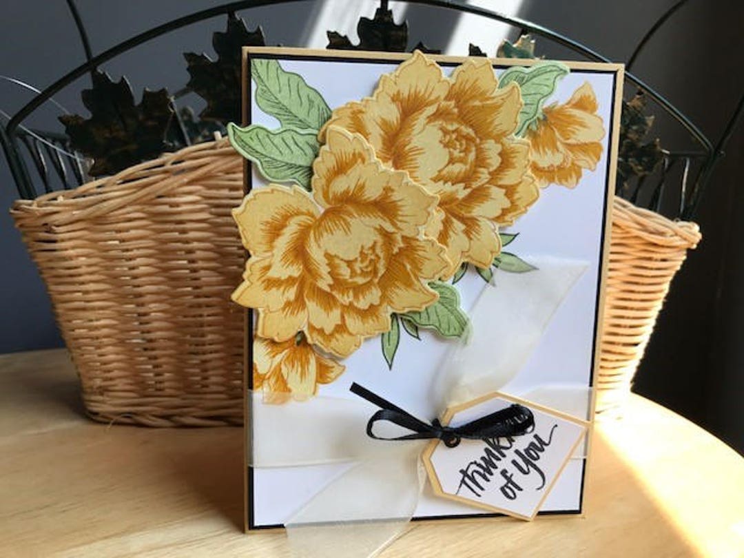 Thinking of You Floral Sympathy Card - Etsy