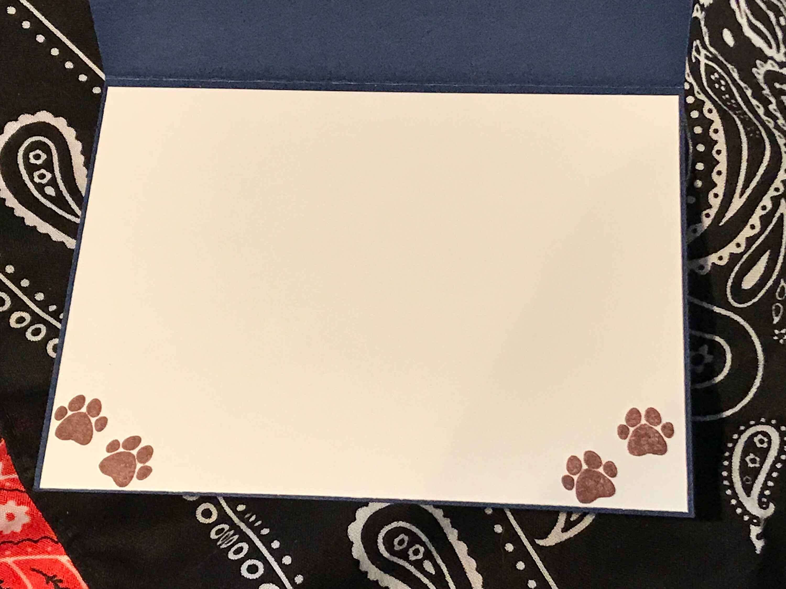 Thank You Card Dog Themed Thank You Card Cute Dog Thank You Etsy