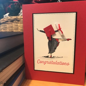Carte de remise des diplômes pour elle, carte de félicitations de remise des diplômes,