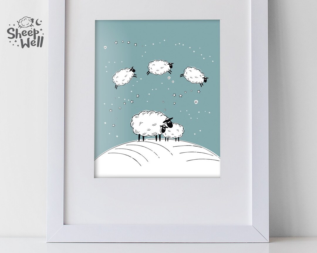 Sheep 29, Printable Sheep Nursery Prints, Nursery Sheep Prints, Nursery ...