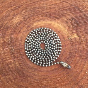 Antiqued Silver Ball Chain