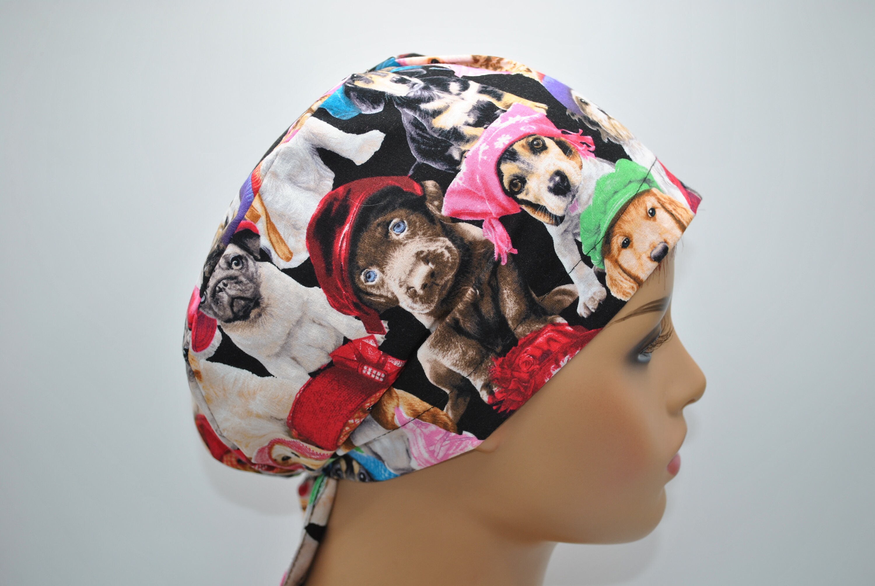 Wearing Hats Surgical Scrub Hat 