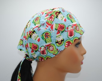 Christmas Scrub Hat - Etsy Australia