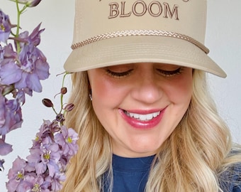 Made To Bloom beige snap back trucker hat by Pendleton St. Florals