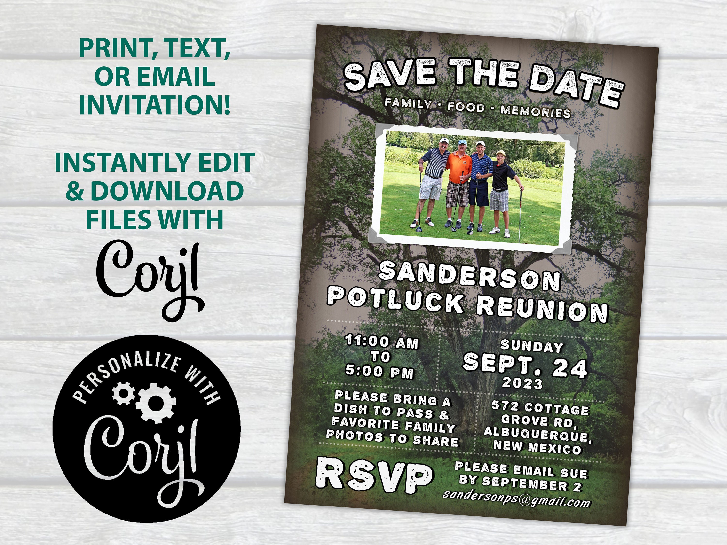 Family Reunion Invitation, Family Tree, Editable Save the Date Family Family Reunion Invitation, Family Tree, Editable Save the Date Family