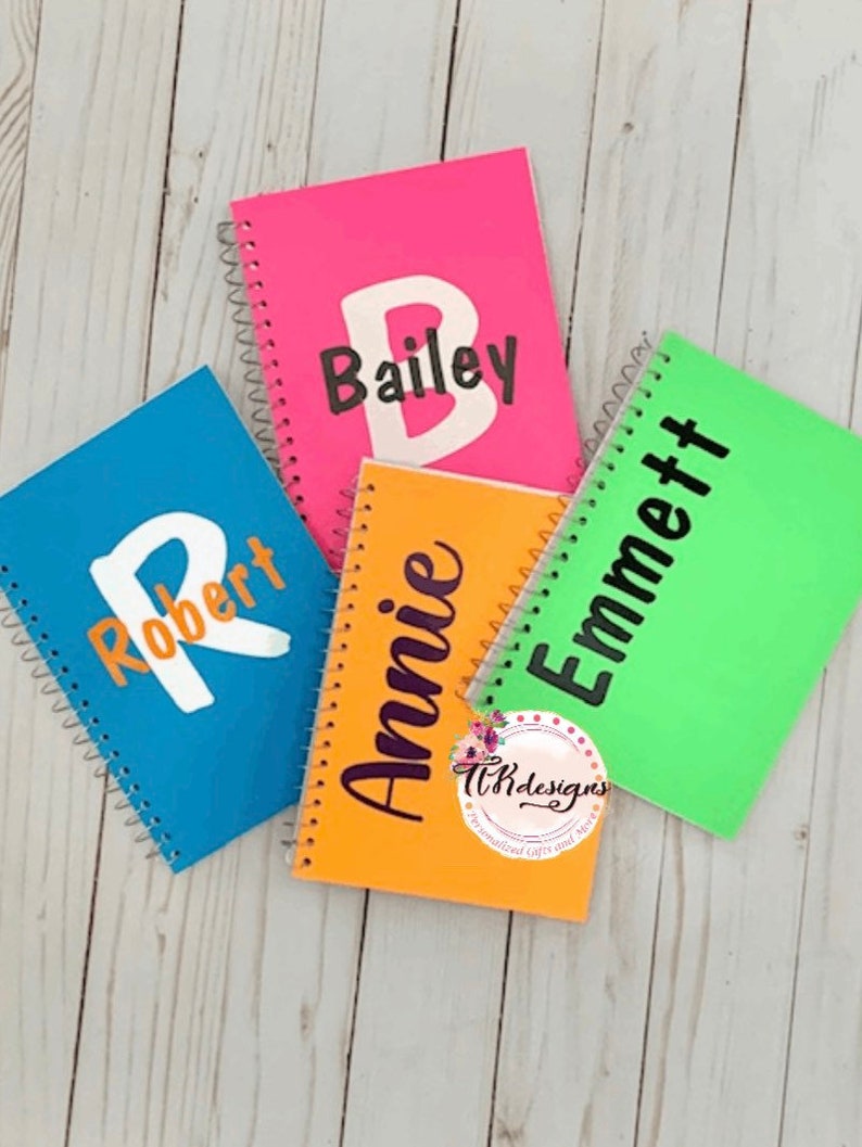 Personalized Notebook Gift for Kids Personalized Note Book Etsy