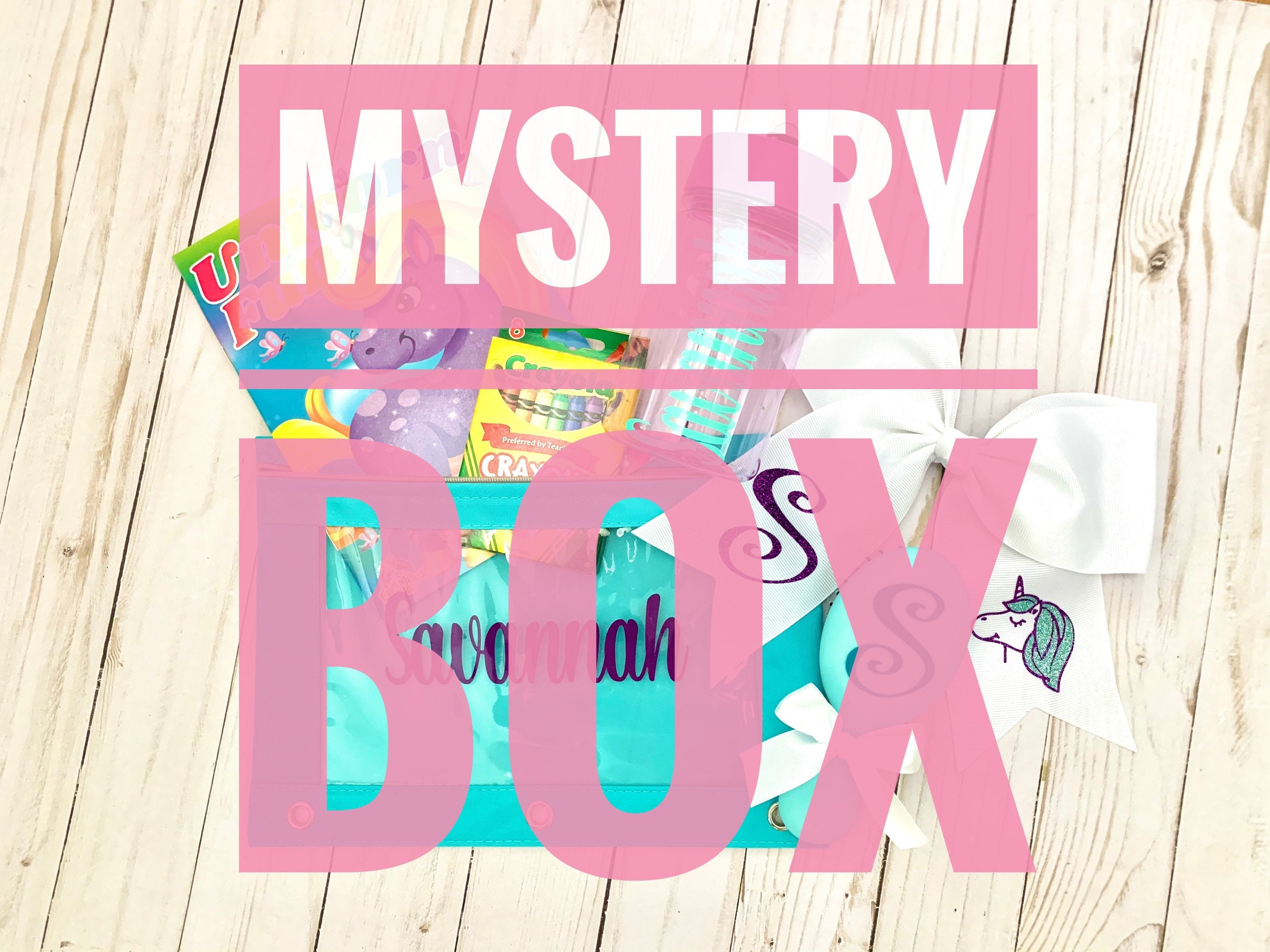 Mystery Box for Child Mystery Bundle for Girls Surprise Box Etsy
