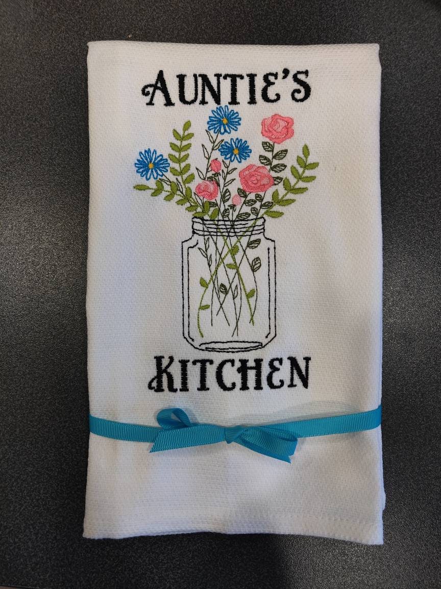 Aunt Sally's Logo Kitchen Towels
