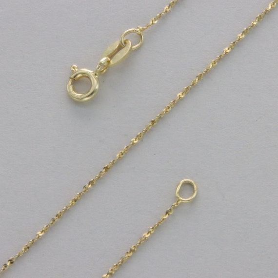 Gold Filled 925 STERLING SILVER Serpentine Chain 18 Inch