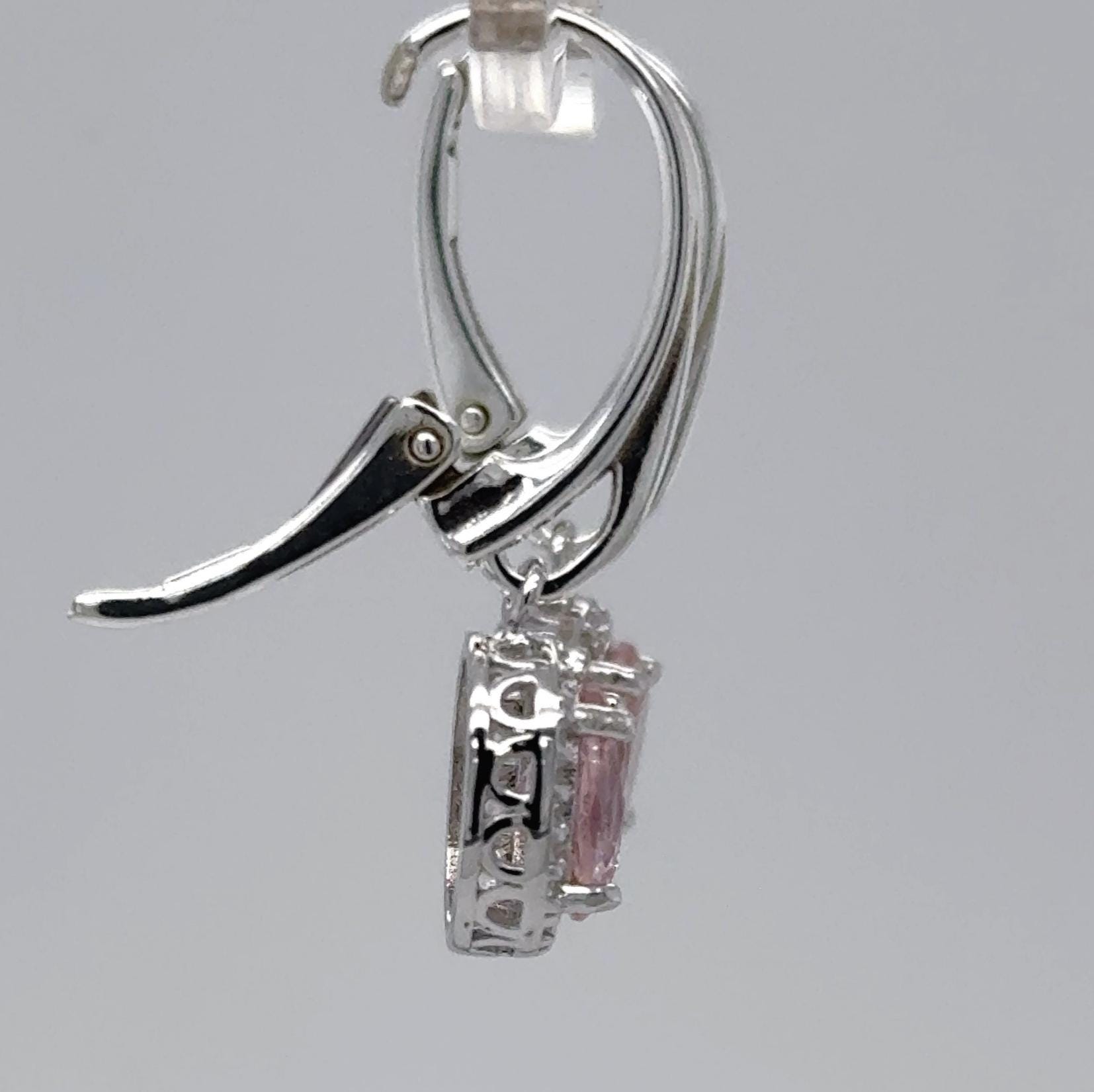 Il Re Del Bijoux - Orecchini in argento 925 zirconi bianchi con