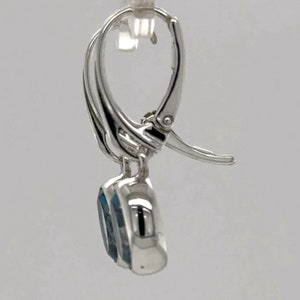 New beaten silver dangle oval earrings *** non tarnish (TNJ original)