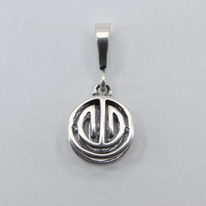 925 STERLING SILVER openable Bail / Clasp Glue on Jewelry Fitting / Finding #4