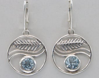 ファセットラウンド/サークルブルートパーズリーフウェーブレバー