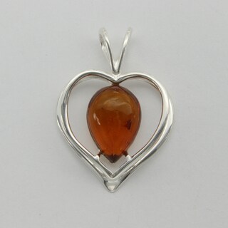Orecchini Pendenti In Vera Ambra Baltica Naturale E Argento 925 - Colore Cognac - GL151 - Con Certificato Di Autenticità